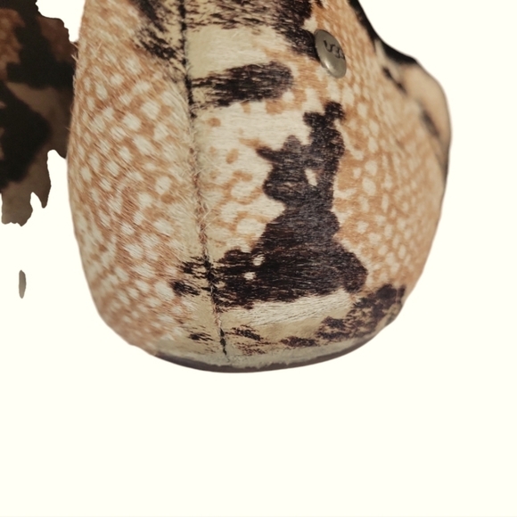 UGG Australia Alloway Reptile Leather Ballerina Slip on Flat S/N 1006017 Sz 10 - Picture 3 of 9